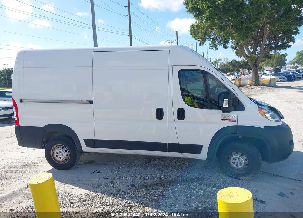 2021 RAM PROMASTER 1500 HIGH ROOF 136 WB VIN: 3C6LRVBG3ME539954