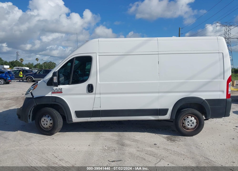 2021 RAM PROMASTER 1500 HIGH ROOF 136 WB VIN: 3C6LRVBG3ME539954