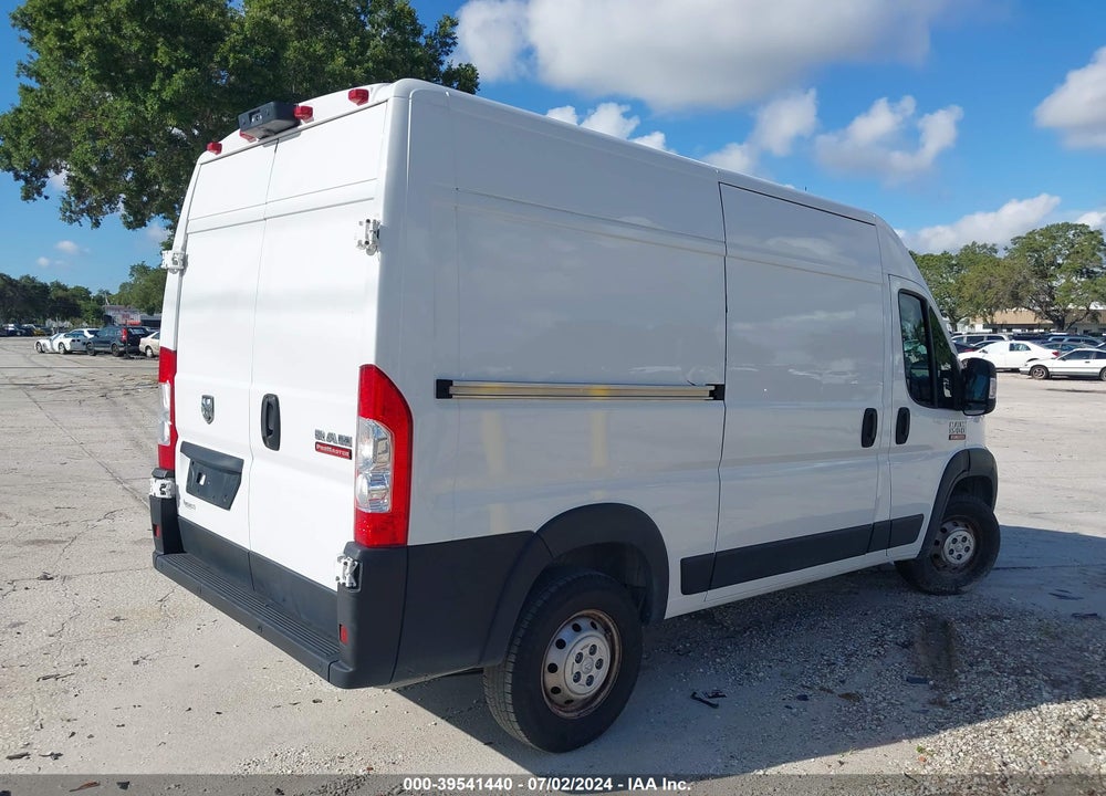 2021 RAM PROMASTER 1500 HIGH ROOF 136 WB VIN: 3C6LRVBG3ME539954