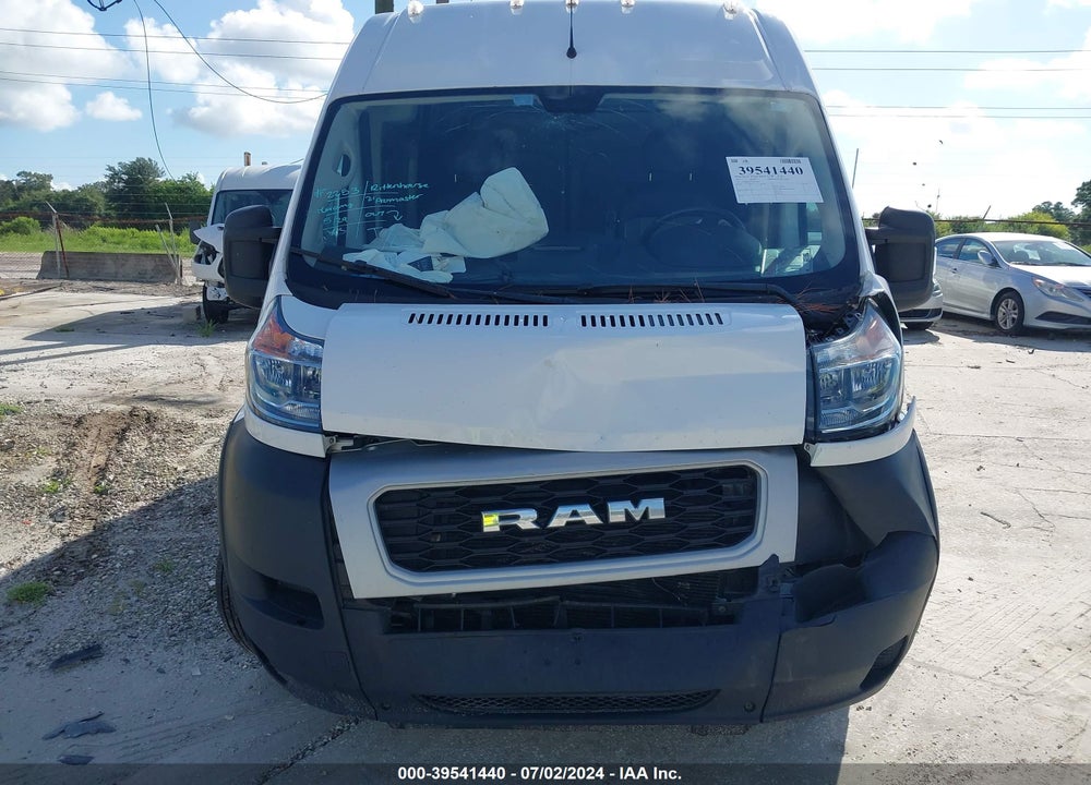 2021 RAM PROMASTER 1500 HIGH ROOF 136 WB VIN: 3C6LRVBG3ME539954