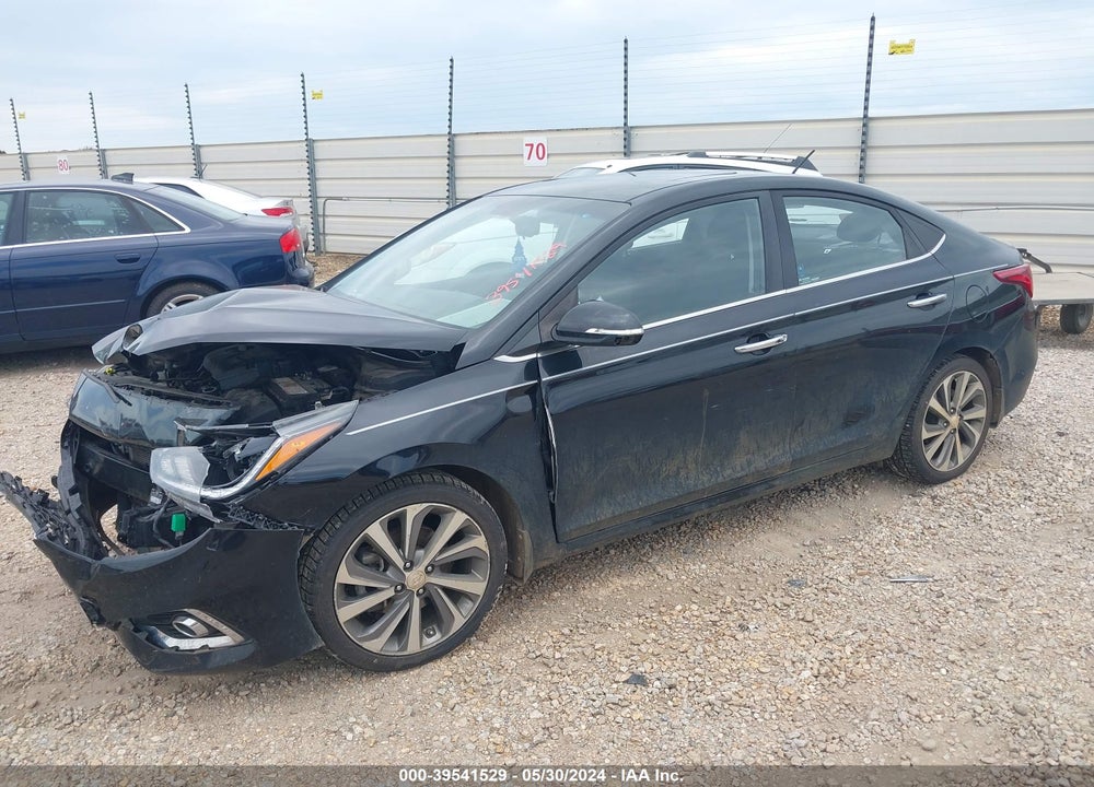 2018 HYUNDAI ACCENT LIMITED VIN: 3KPC34A39JE017392