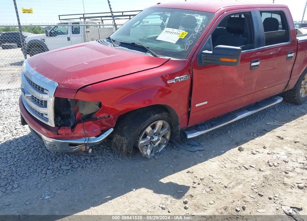 2013 FORD F-150 XLT VIN: 1FTFW1ET8DKF72588