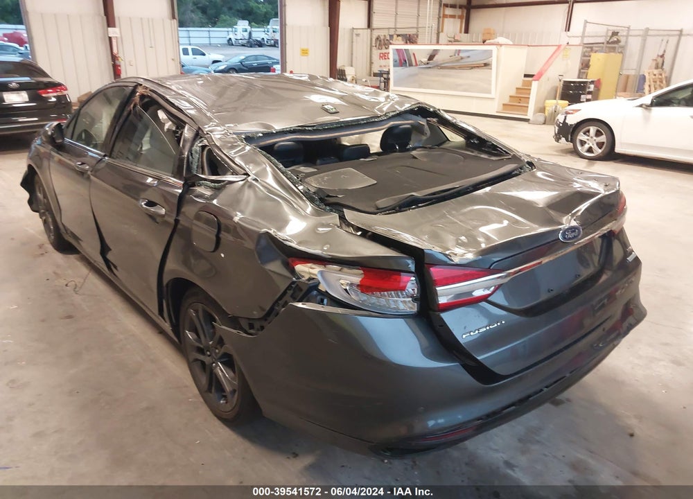 2018 FORD FUSION SE VIN: 3FA6P0H92JR176449