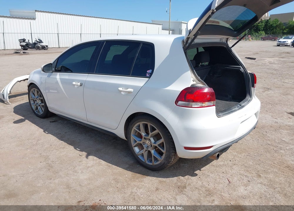 2013 VOLKSWAGEN GTI WOLFSBURG EDITION VIN: WVWHV7AJXDW129631