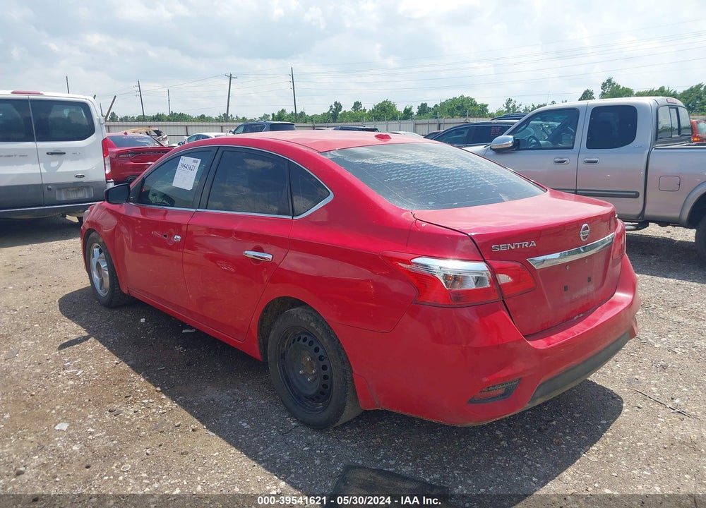 2017 NISSAN SENTRA SV VIN: 3N1AB7AP7HL723154