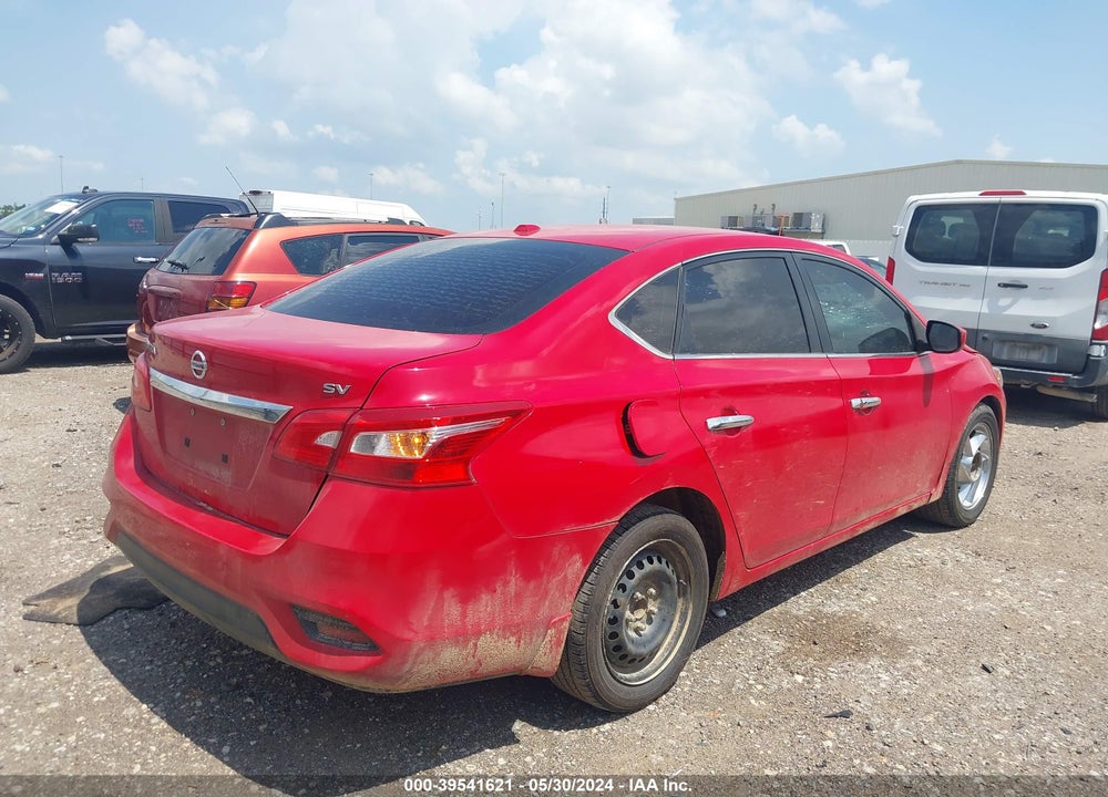 2017 NISSAN SENTRA SV VIN: 3N1AB7AP7HL723154
