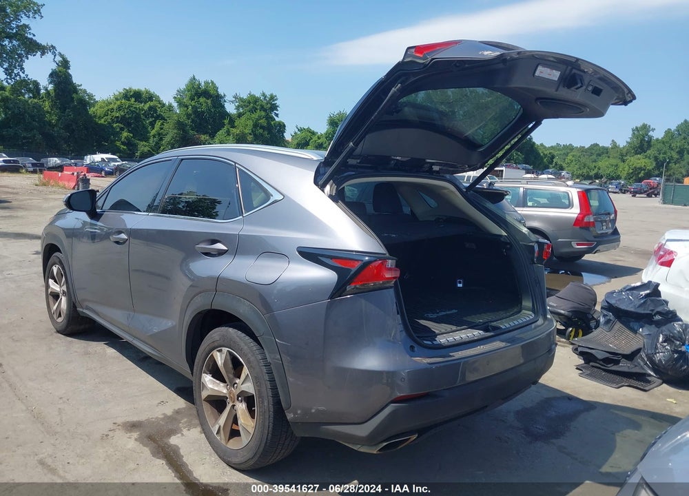 2017 LEXUS NX 200T VIN: JTJBARBZ6H2107461