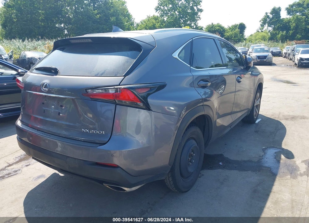 2017 LEXUS NX 200T VIN: JTJBARBZ6H2107461