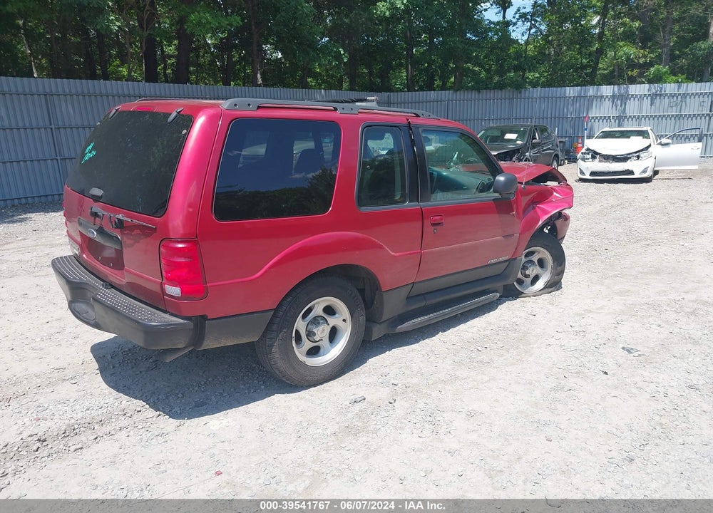 2001 FORD EXPLORER SPORT VIN: 1FMYU60E71UC99014