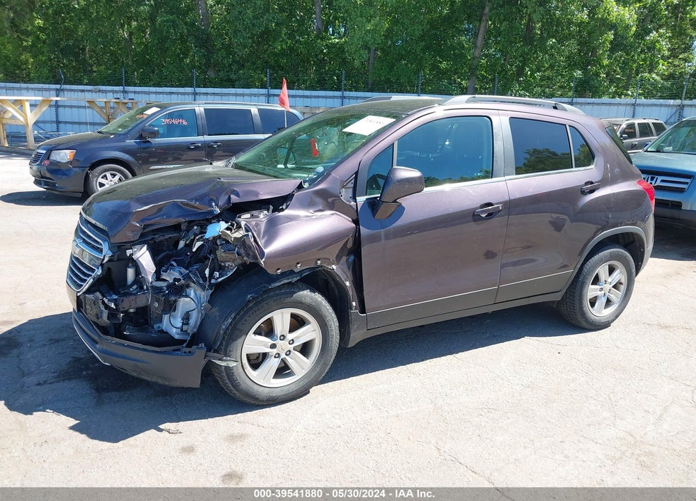 2016 CHEVROLET TRAX LT VIN: 3GNCJPSB6GL148594