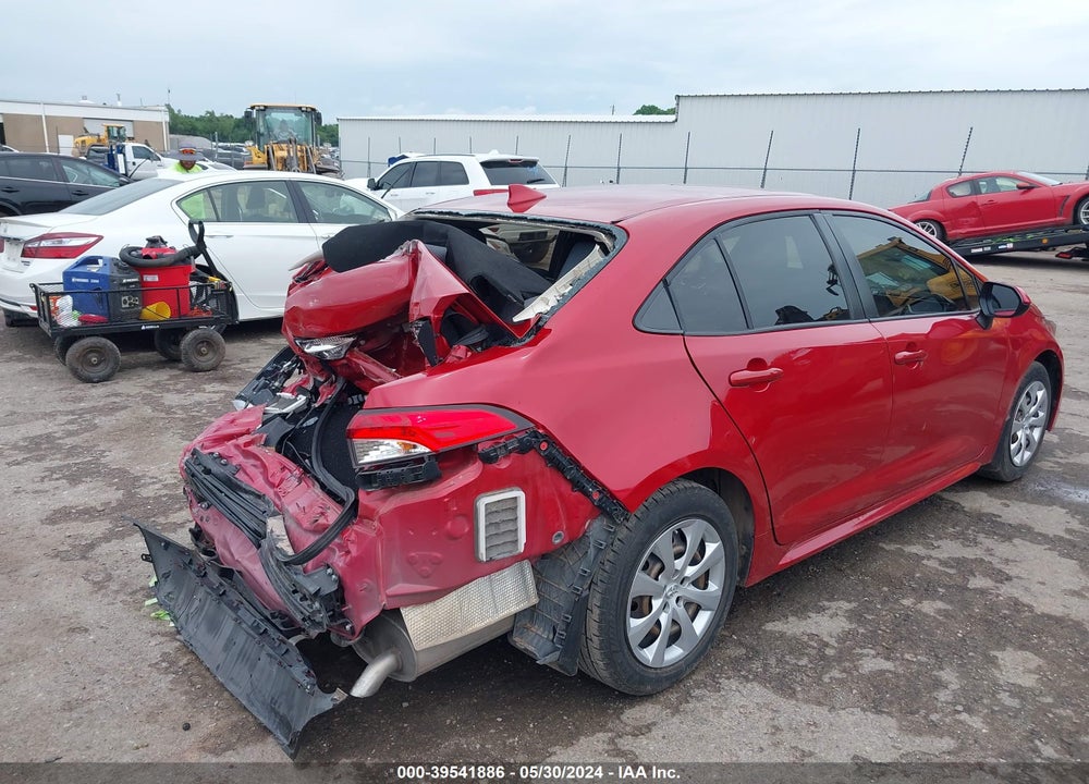 2020 TOYOTA COROLLA LE VIN: JTDEPRAE2LJ084059