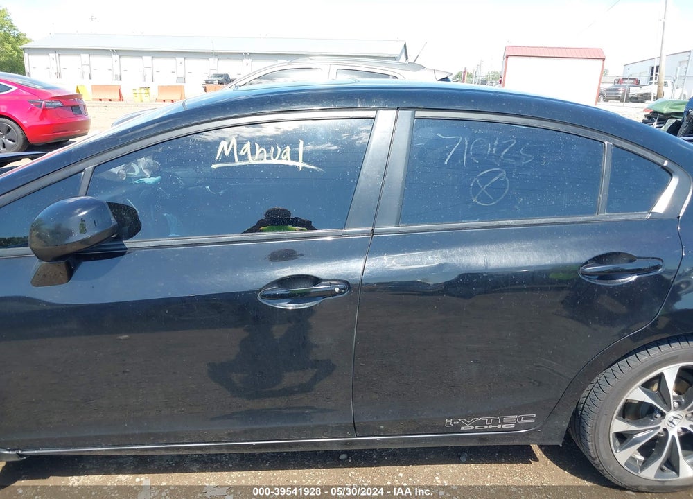 2013 HONDA CIVIC SI VIN: 2HGFB6E59DH710125