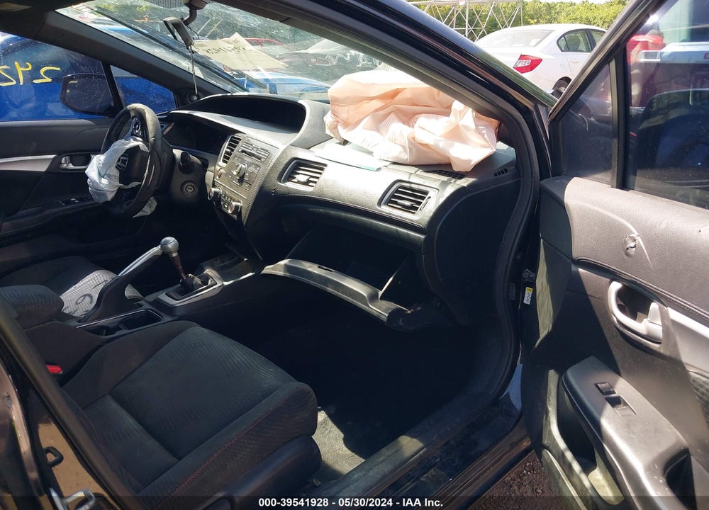 2013 HONDA CIVIC SI VIN: 2HGFB6E59DH710125