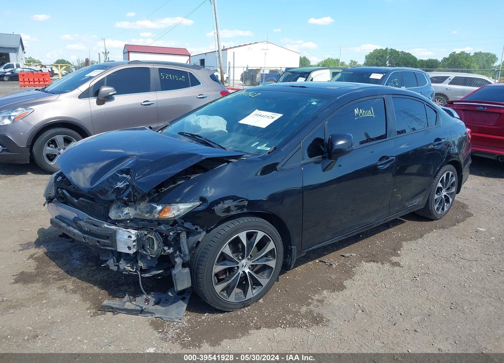 2013 HONDA CIVIC SI VIN: 2HGFB6E59DH710125