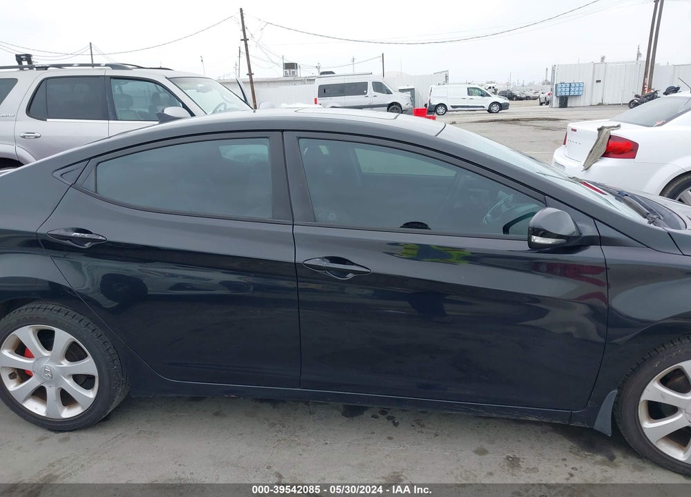 2013 HYUNDAI ELANTRA LIMITED VIN: 5NPDH4AE1DH229498
