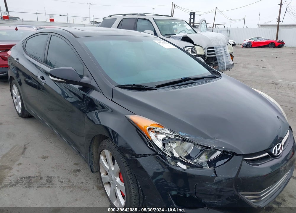 2013 HYUNDAI ELANTRA LIMITED VIN: 5NPDH4AE1DH229498
