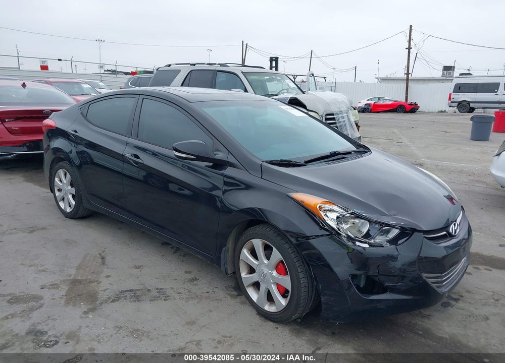 2013 HYUNDAI ELANTRA LIMITED VIN: 5NPDH4AE1DH229498