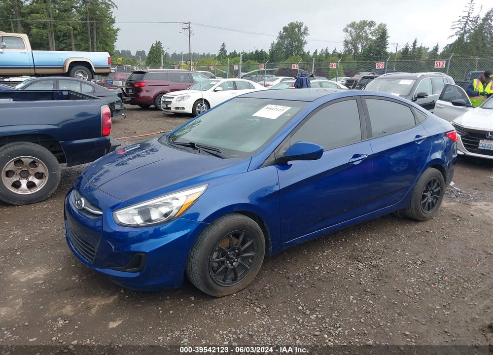 2017 HYUNDAI ACCENT SE VIN: KMHCT4AE1HU248828