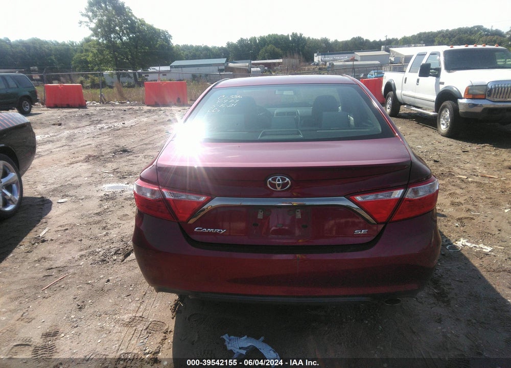 2016 TOYOTA CAMRY SE VIN: 4T1BF1FK3GU510122