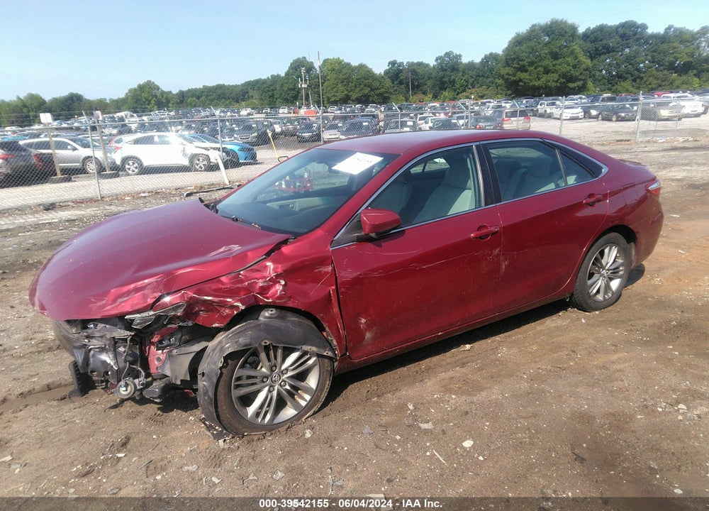 2016 TOYOTA CAMRY SE VIN: 4T1BF1FK3GU510122