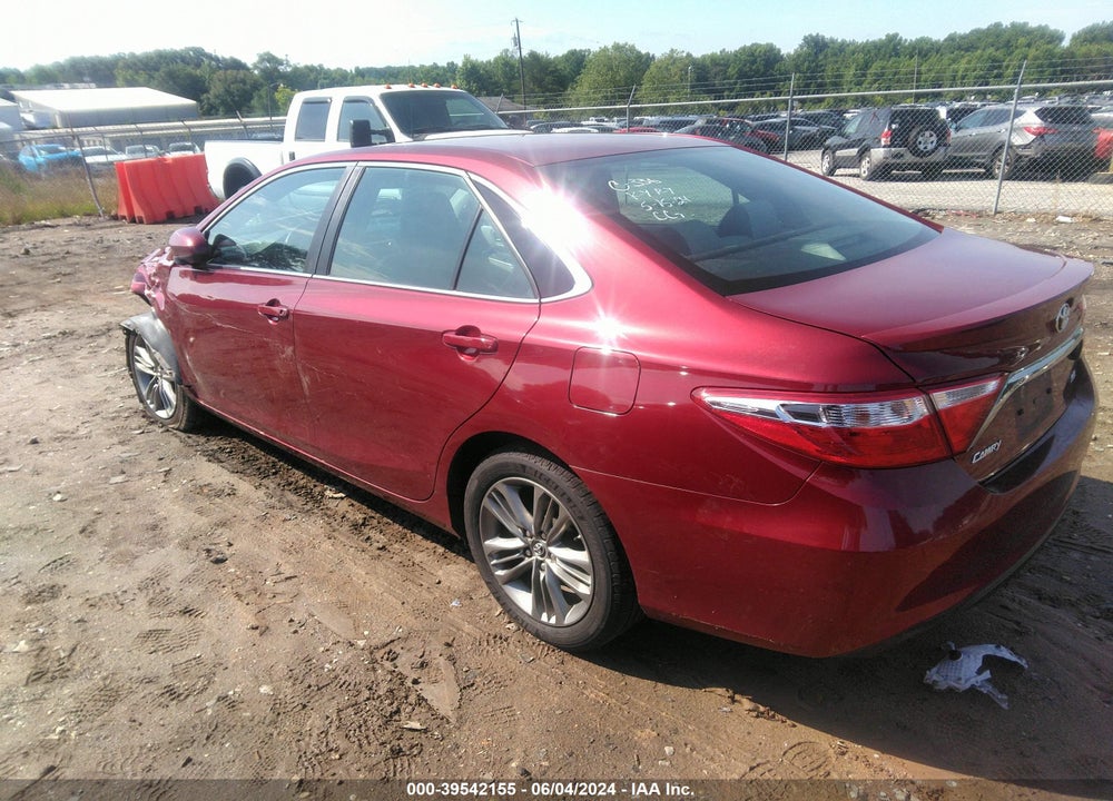 2016 TOYOTA CAMRY SE VIN: 4T1BF1FK3GU510122
