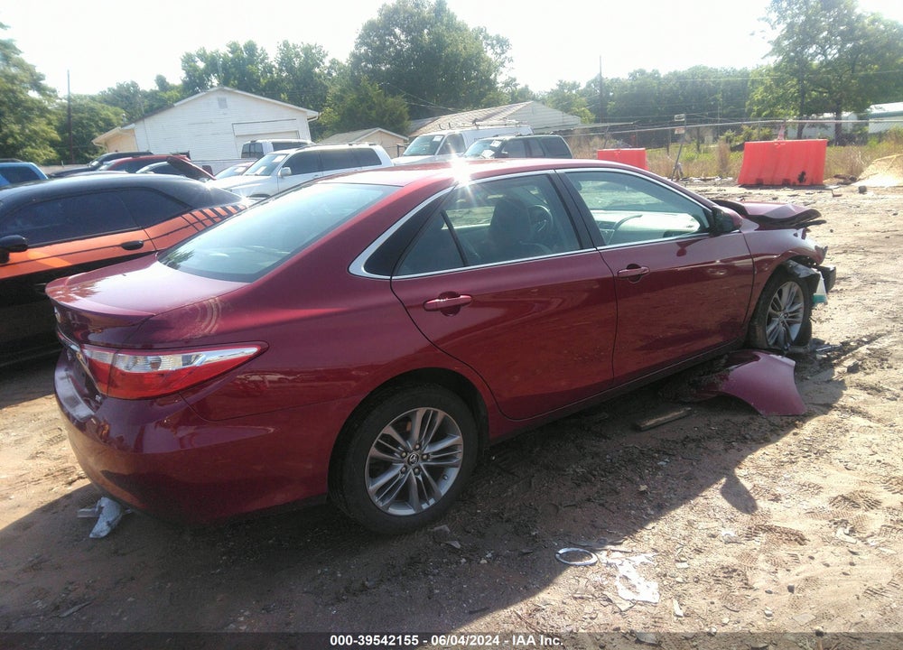 2016 TOYOTA CAMRY SE VIN: 4T1BF1FK3GU510122