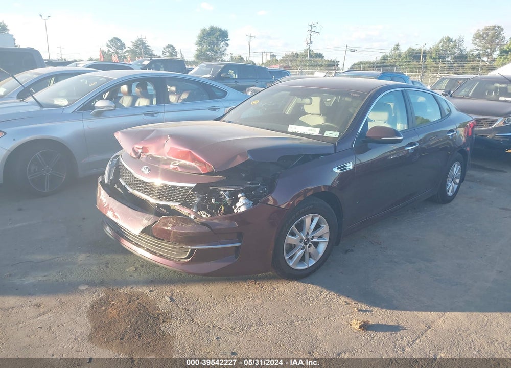 2016 KIA OPTIMA LX VIN: 5XXGT4L32GG100936