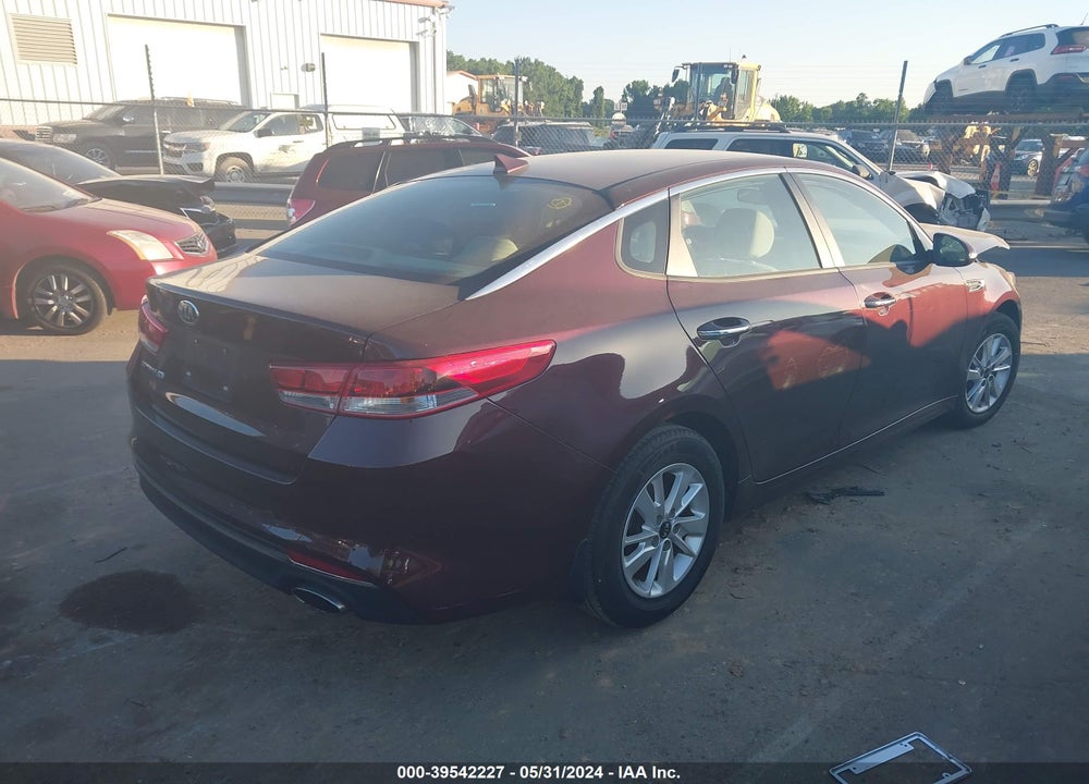 2016 KIA OPTIMA LX VIN: 5XXGT4L32GG100936
