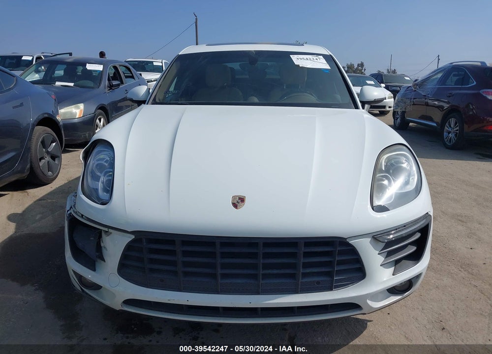 2016 PORSCHE MACAN S VIN: WP1AB2A59GLB44674