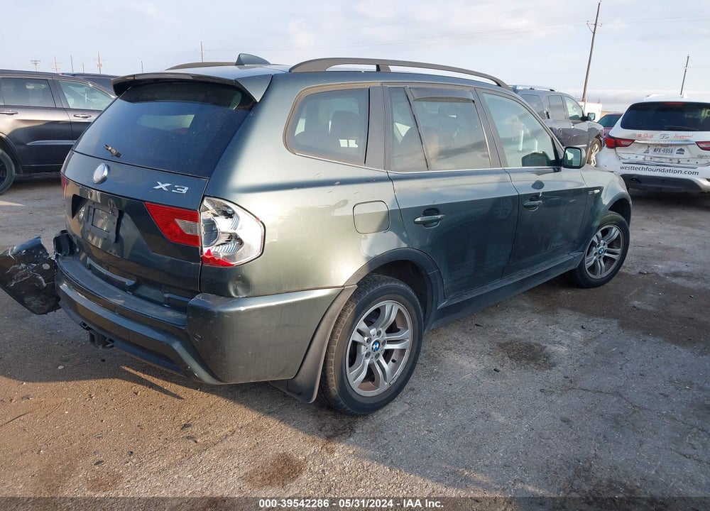 2006 BMW X3 3.0I VIN: WBXPA93406WG77463