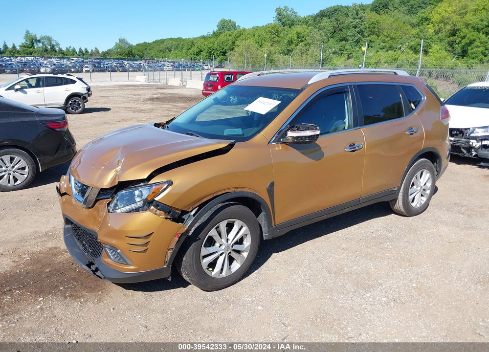 2014 NISSAN ROGUE SV VIN: 5N1AT2MV5EC847112