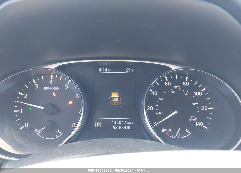 2014 NISSAN ROGUE SV VIN: 5N1AT2MV5EC847112
