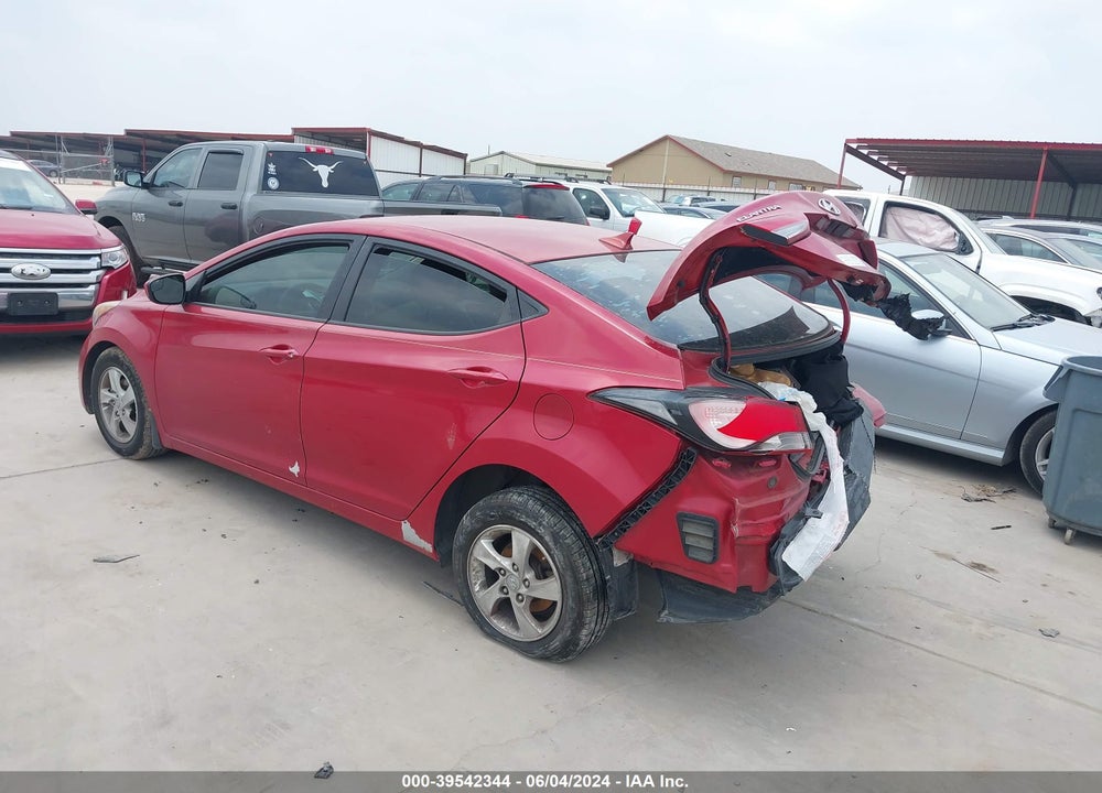 2015 HYUNDAI ELANTRA SE VIN: KMHDH4AE2FU311051