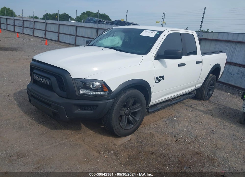 2021 RAM 1500 CLASSIC WARLOCK QUAD CAB 4X2 6'4 BOX VIN: 1C6RR6GG3MS513263