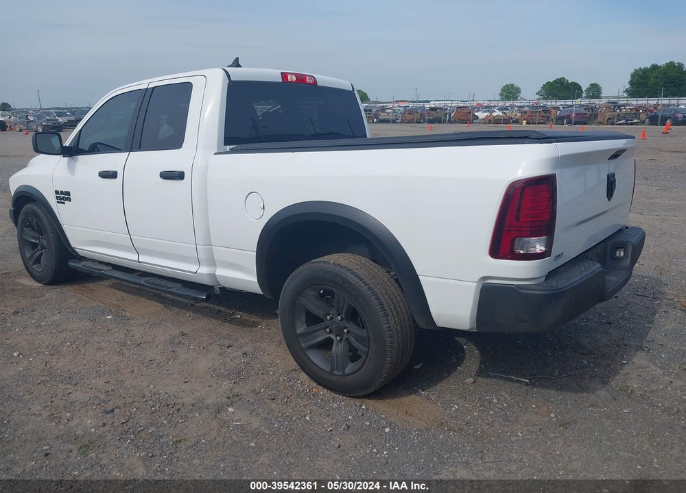 2021 RAM 1500 CLASSIC WARLOCK QUAD CAB 4X2 6'4 BOX VIN: 1C6RR6GG3MS513263