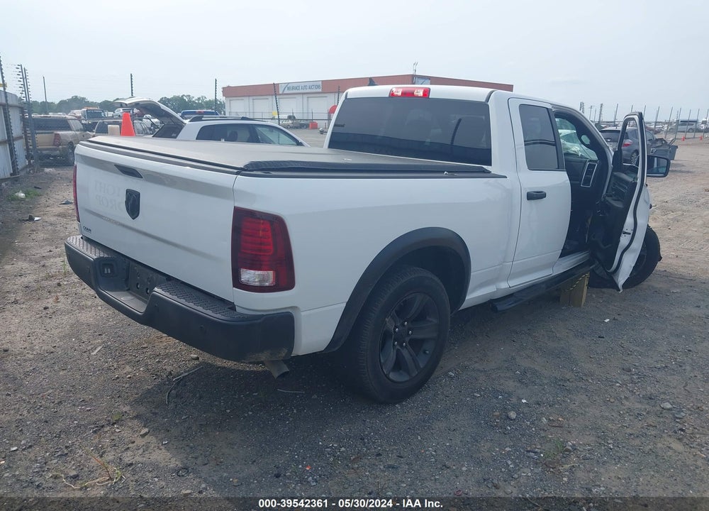 2021 RAM 1500 CLASSIC WARLOCK QUAD CAB 4X2 6'4 BOX VIN: 1C6RR6GG3MS513263