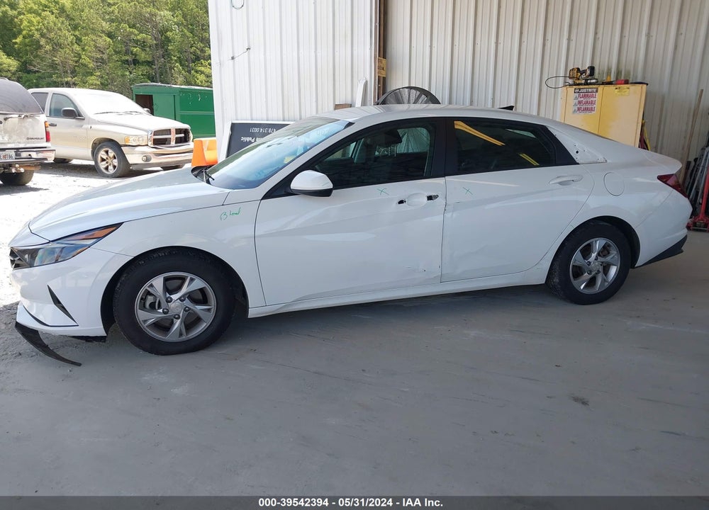 2021 HYUNDAI ELANTRA ESSENTIAL IVT WITH  SMARTSENSE PACKAGE VIN: KMHLM4AG1MU099507