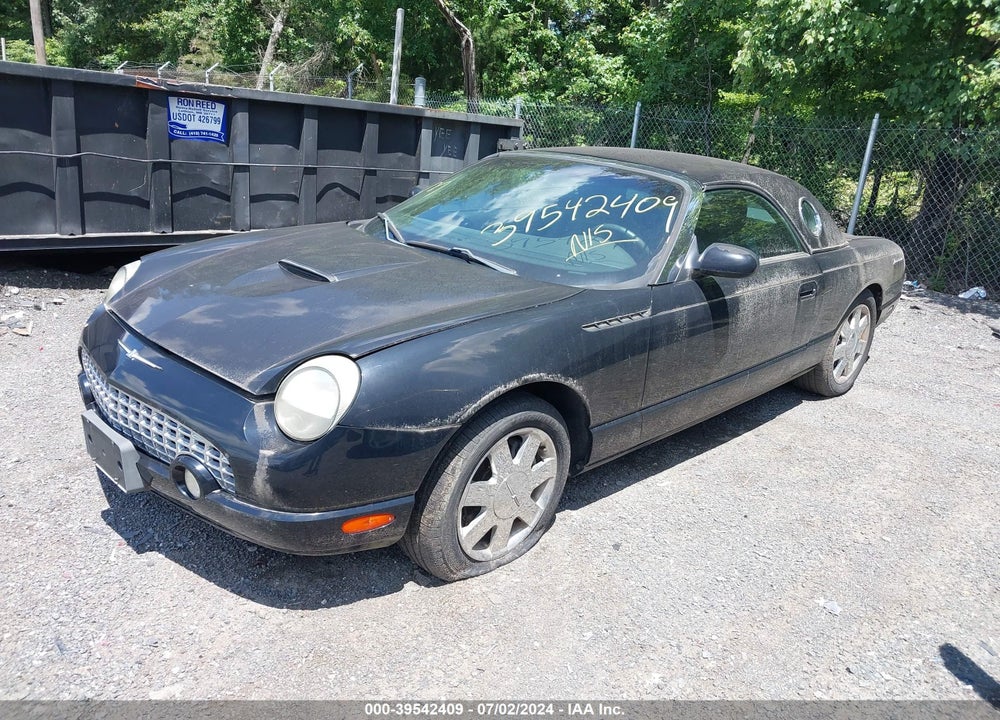 2002 FORD THUNDERBIRD VIN: 1FAHP60AX2Y109408