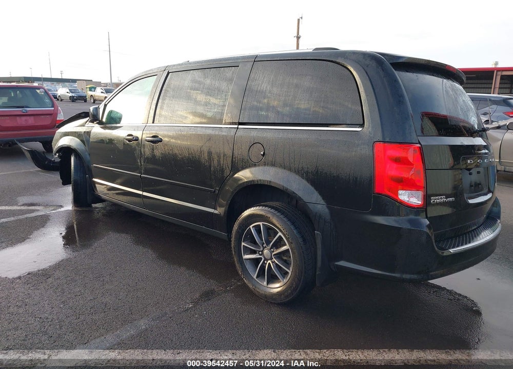2017 DODGE GRAND CARAVAN SXT VIN: 2C4RDGCG1HR625604
