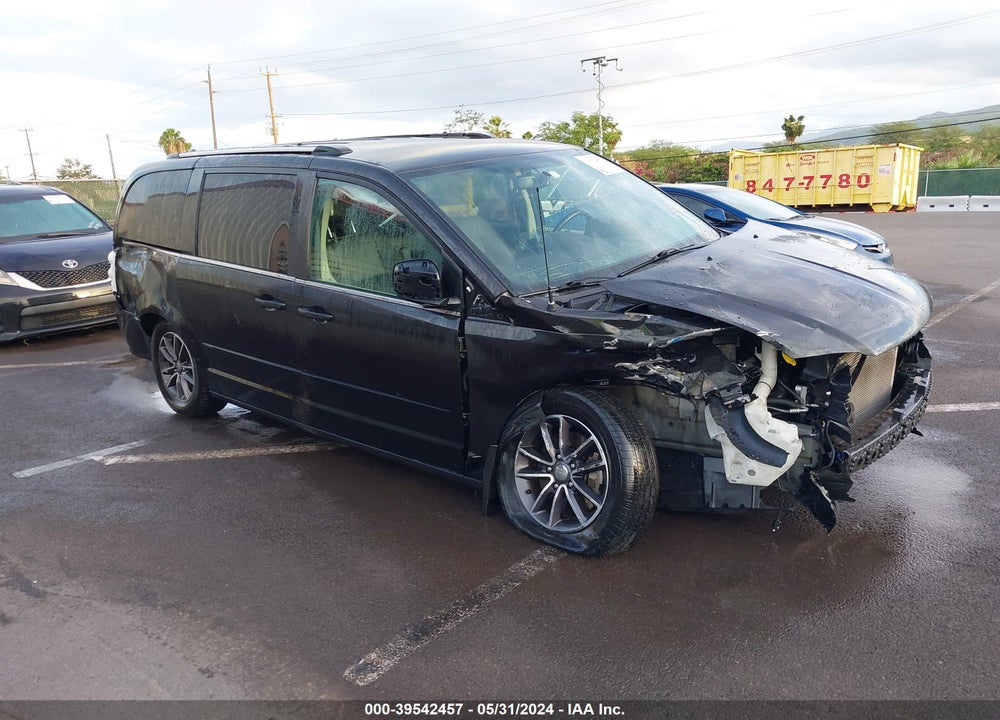 2017 DODGE GRAND CARAVAN SXT VIN: 2C4RDGCG1HR625604