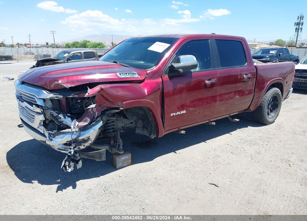 2020 RAM 1500 LAIE  4X4 5'7 BOX VIN: 1C6SRFJT1LN225939