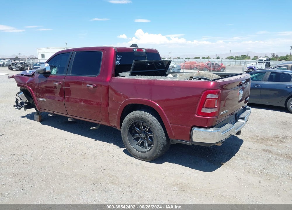 2020 RAM 1500 LAIE  4X4 5'7 BOX VIN: 1C6SRFJT1LN225939