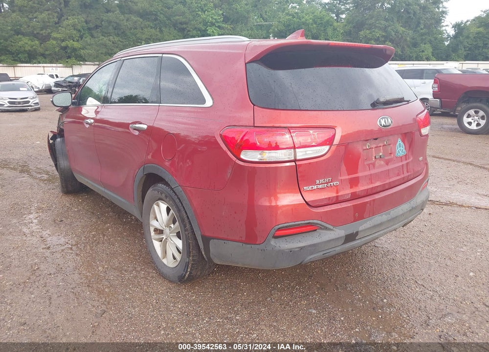 2016 KIA SORENTO 2.4L LX VIN: 5XYPG4A37GG157488