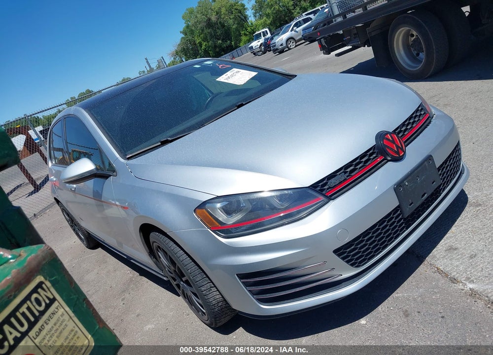2016 VOLKSWAGEN GOLF GTI AUTOBAHN W/PERFORMANCE PACKAGE 4-DOOR VIN: 3VW447AU3GM018609