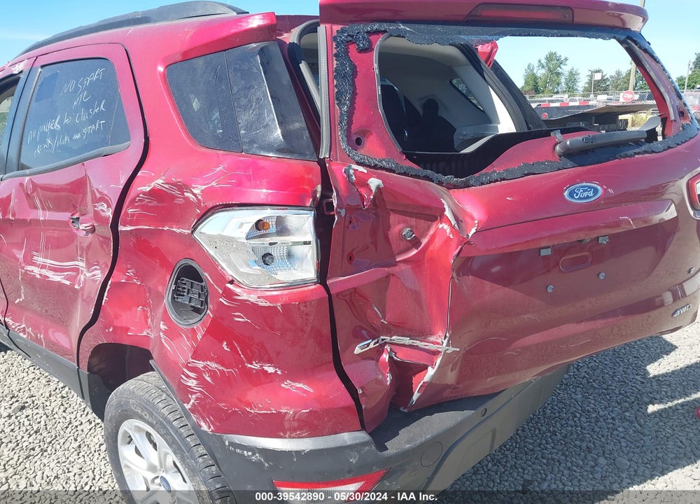 2020 FORD ECOSPORT SE VIN: MAJ6S3GL6LC315562