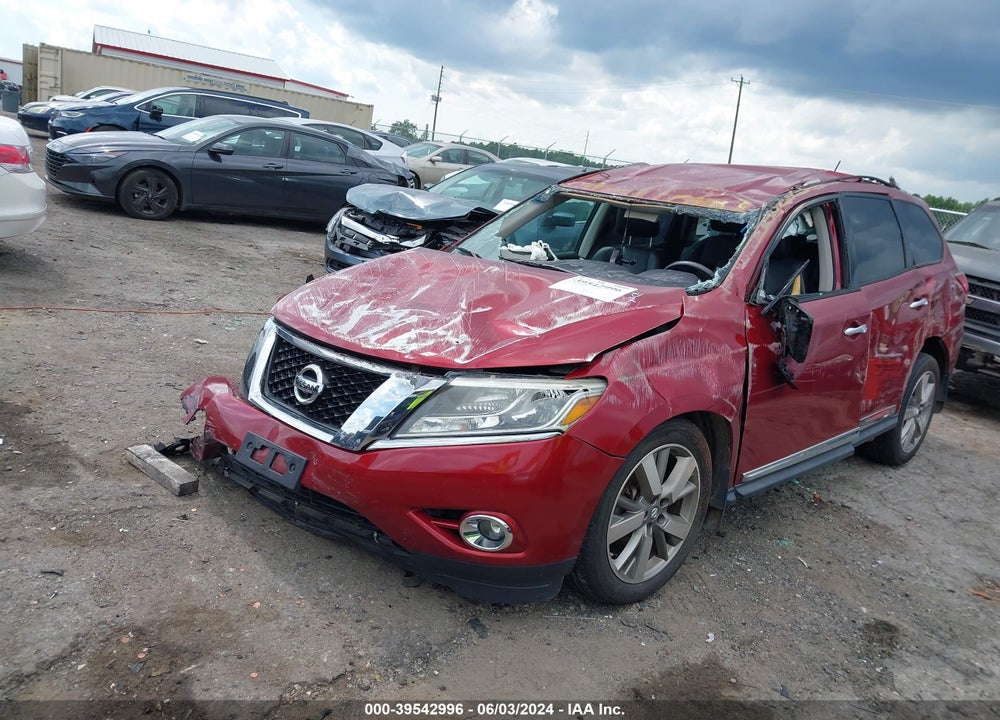 2014 NISSAN PATHFINDER PLATINUM VIN: 5N1AR2MM9EC602710