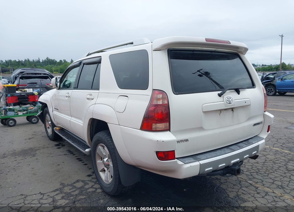 2004 TOYOTA 4RUNNER LIMITED V8 VIN: JTEBT17RX40045071