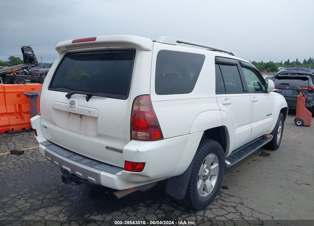 2004 TOYOTA 4RUNNER LIMITED V8 VIN: JTEBT17RX40045071