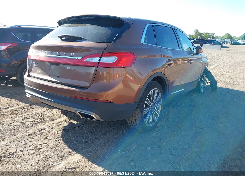 2017 LINCOLN MKX BLACK LABEL VIN: 2LMPJ7JR9HBL10028