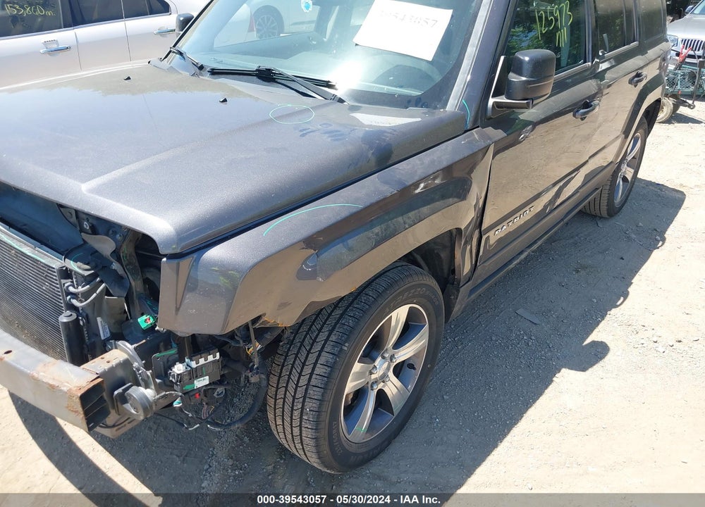 2016 JEEP PATRIOT HIGH ALTITUDE EDITION VIN: 1C4NJPFA1GD526295
